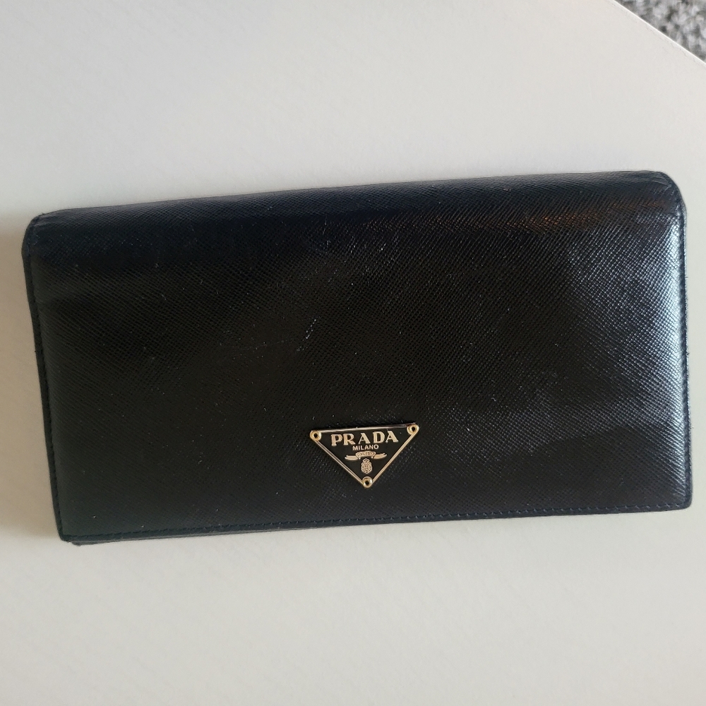 Prada Large Saffiano Leather Wallet